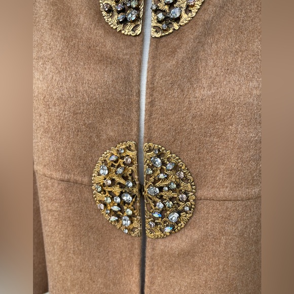 NEW Saks Fifth Avenue cashmere evening topper coat - Picture 6 of 12